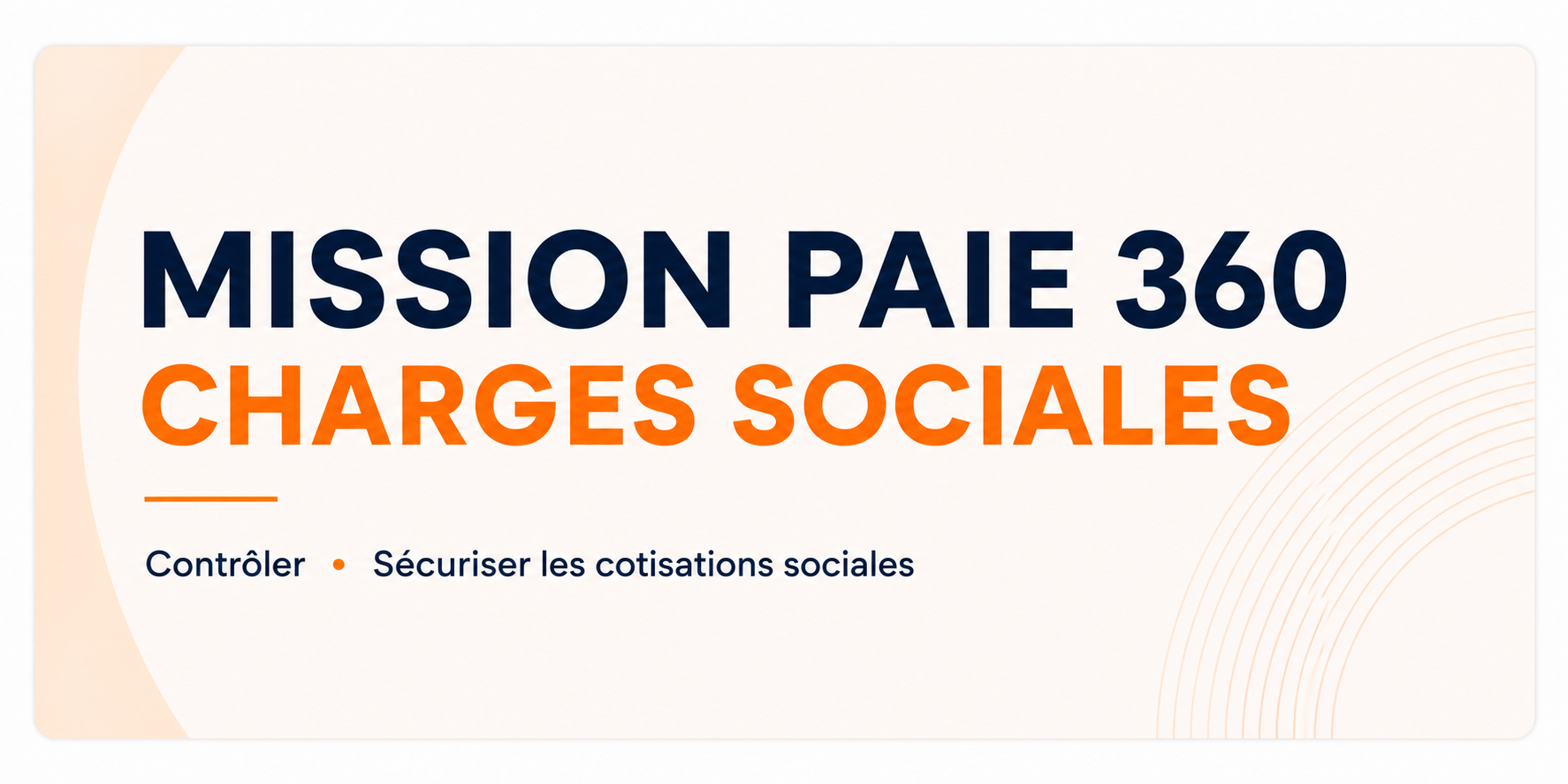 Atelier contrôle des Charges Sociales 360 degrés